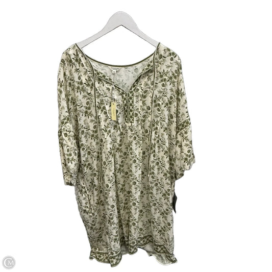 Dress Casual Short By Max Studio In Green, Size: 2x