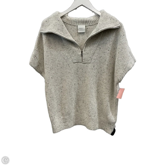 Sweater Short Sleeve By Varley In Cream, Size: S