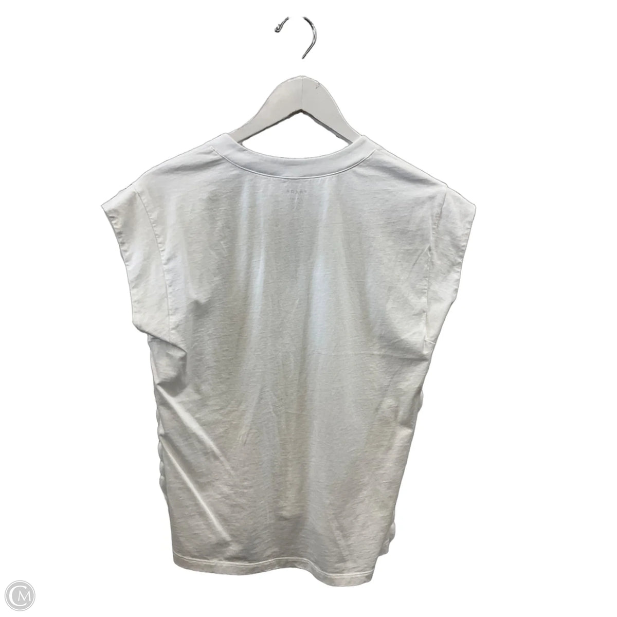 Top Short Sleeve Basic By Frame In White, Size: S