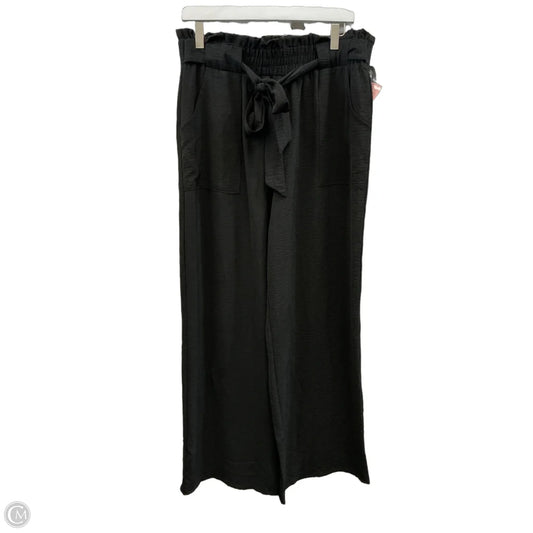 Pants Wide Leg By Iwollence In Black, Size: 16