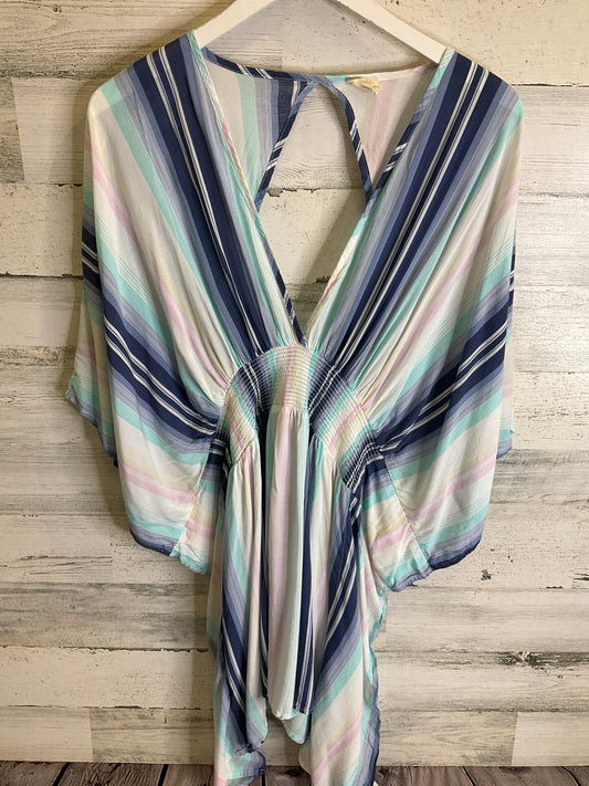 Swimwear Cover-up By Clothes Mentor In Blue, Size: M