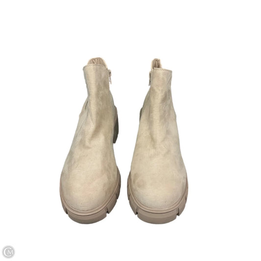 Boots Ankle Heels By Madden Girl In Tan, Size: 11