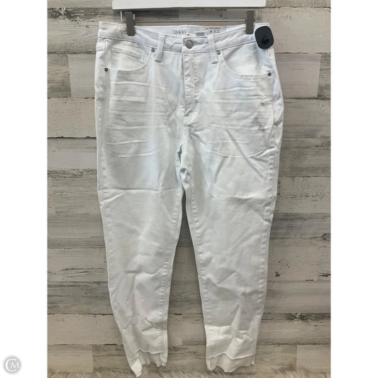 Jeans Cropped By Time And Tru In White, Size: 12