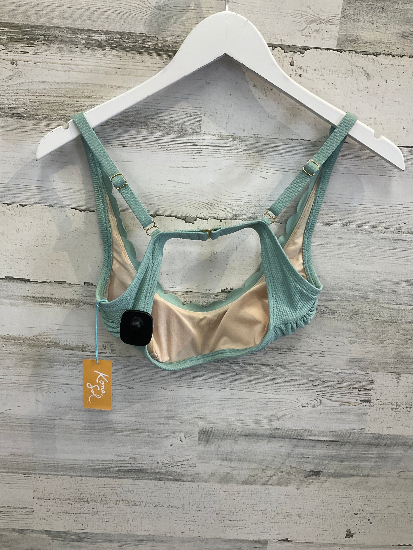 Swimsuit Top By Kona Sol In Green, Size: S