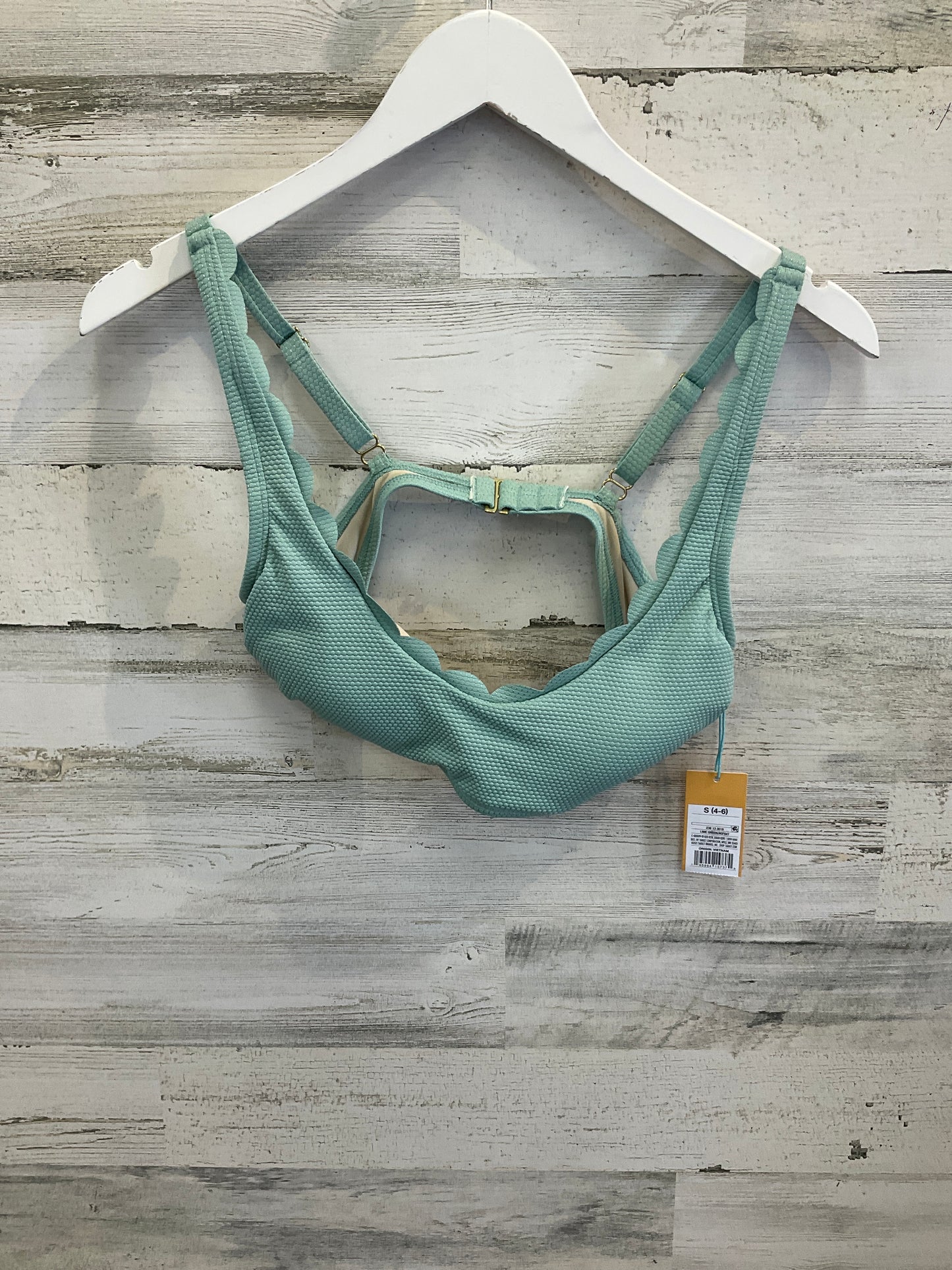 Swimsuit Top By Kona Sol In Green, Size: S