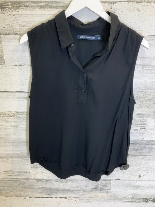 Black Top Sleeveless Calvin Klein, Size L