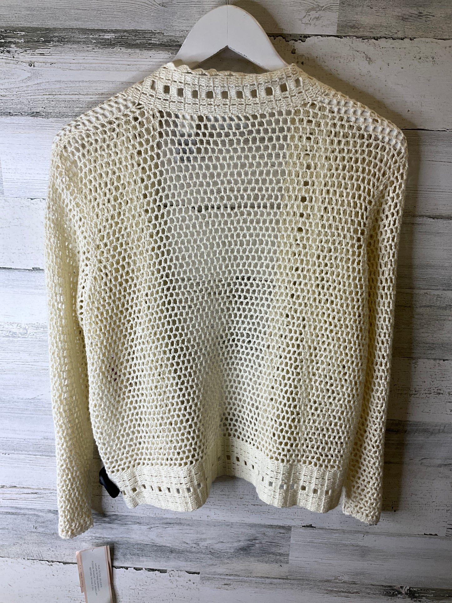 Cream Cardigan Villager By Liz Claiborne, Size Xl