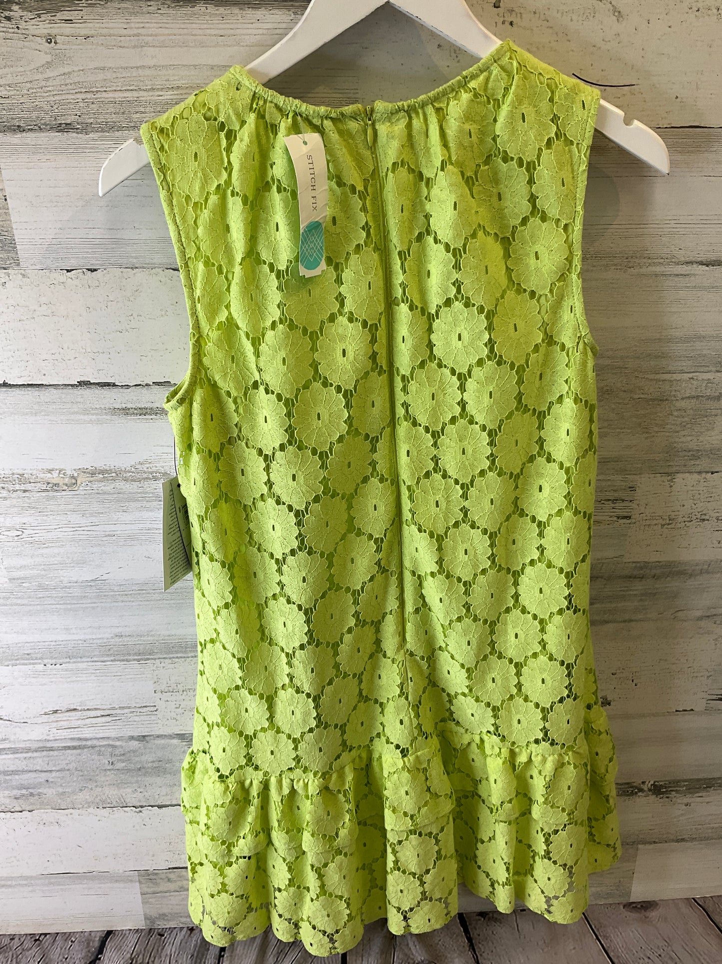 Green Dress Casual Midi Maggy London, Size S