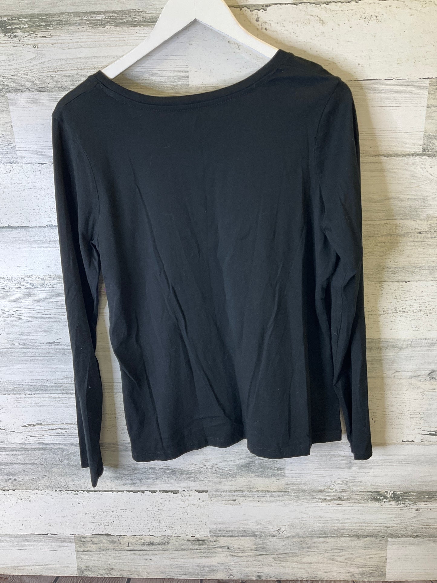 Top Long Sleeve By Clothes Mentor In Black, Size: L