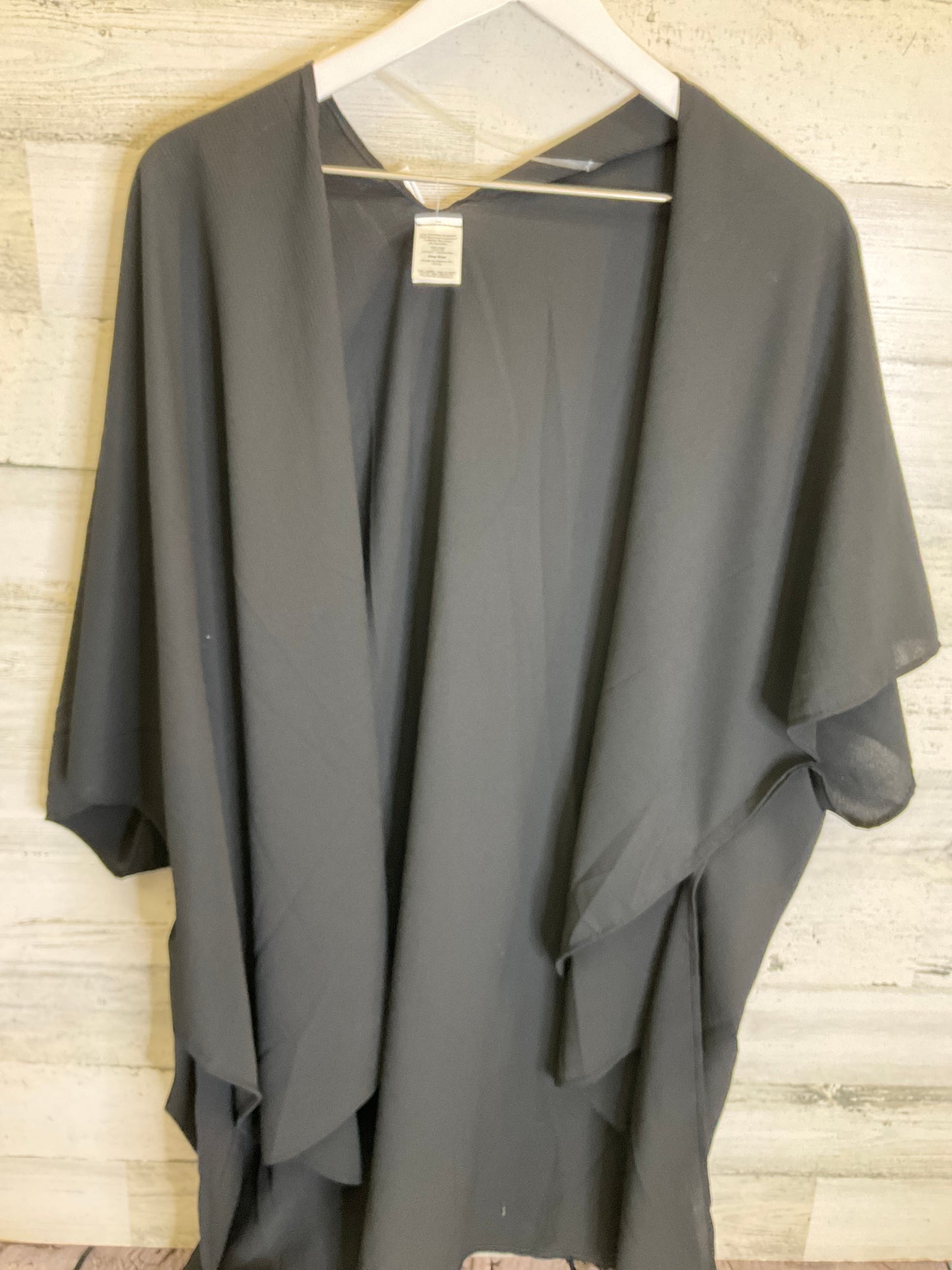 Shawl By Clothes Mentor In Black, Size: Onesize