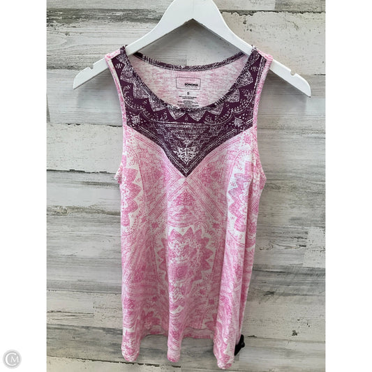 Top Sleeveless By Sonoma In Pink, Size: S
