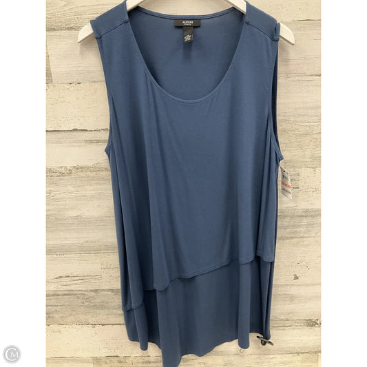 Tunic Sleeveless By Alfani In Blue, Size: 2x