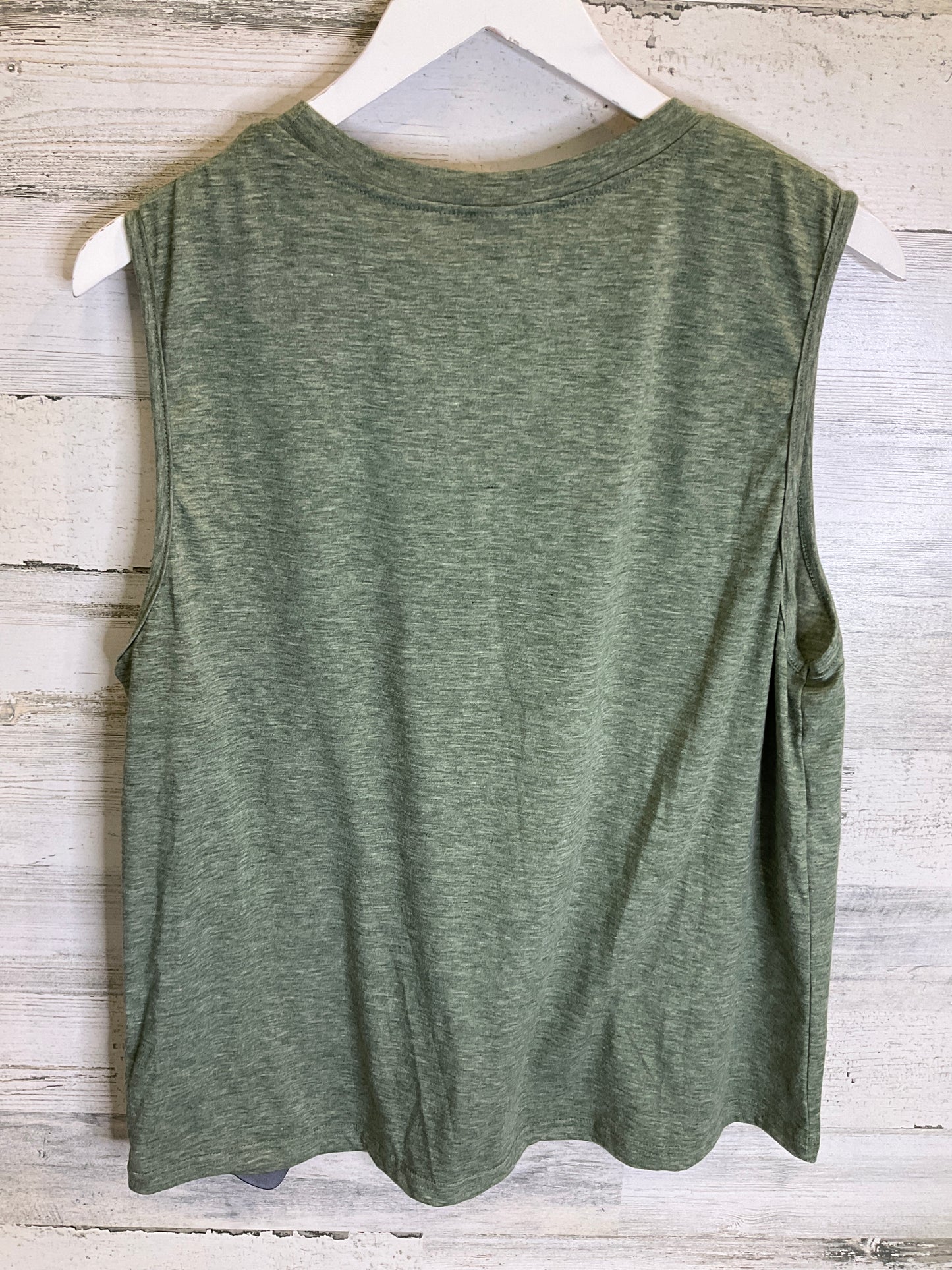 Top Sleeveless By Cmf In Green, Size: Xxl