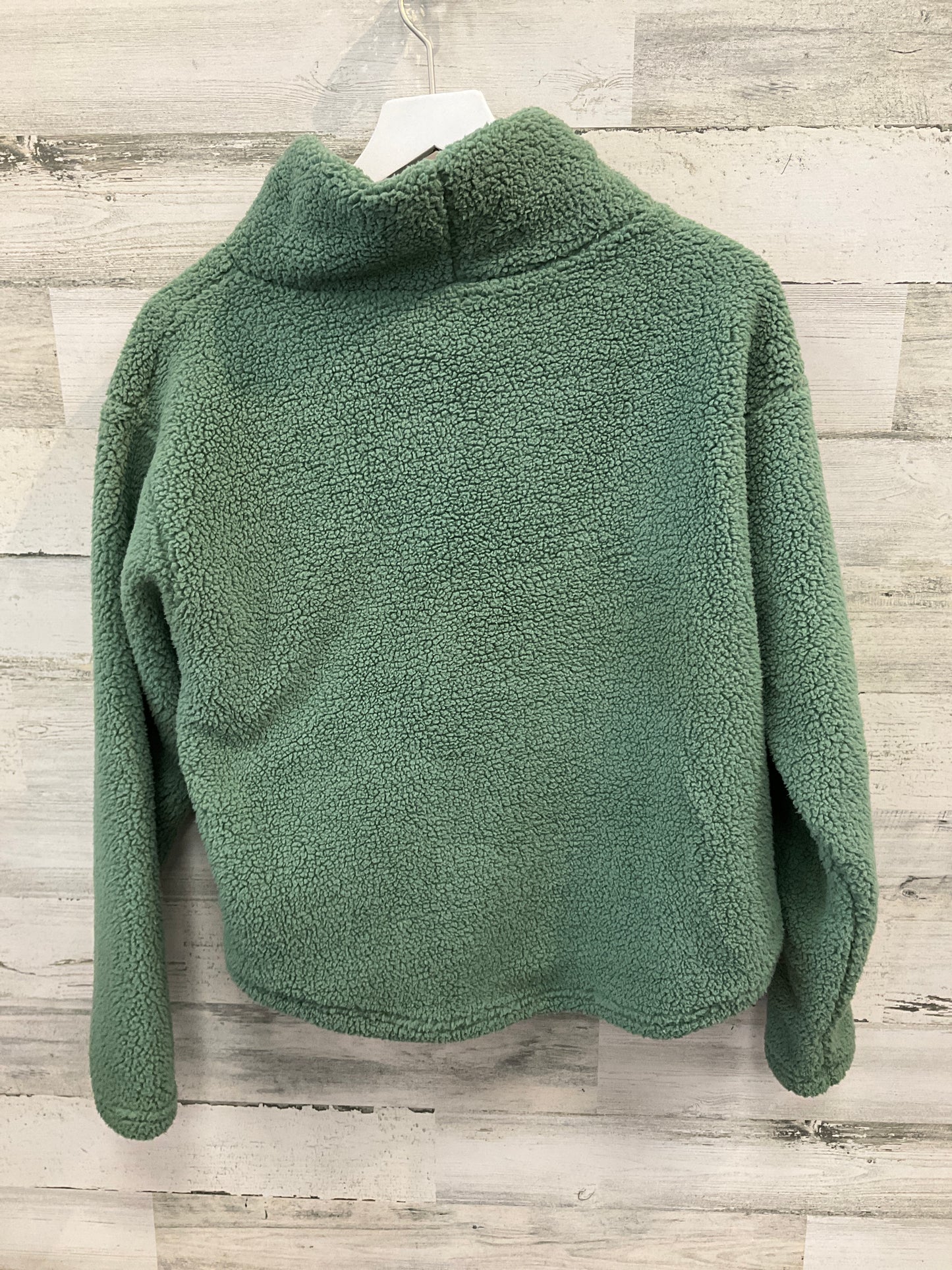 Top Long Sleeve By Cme In Green, Size: L