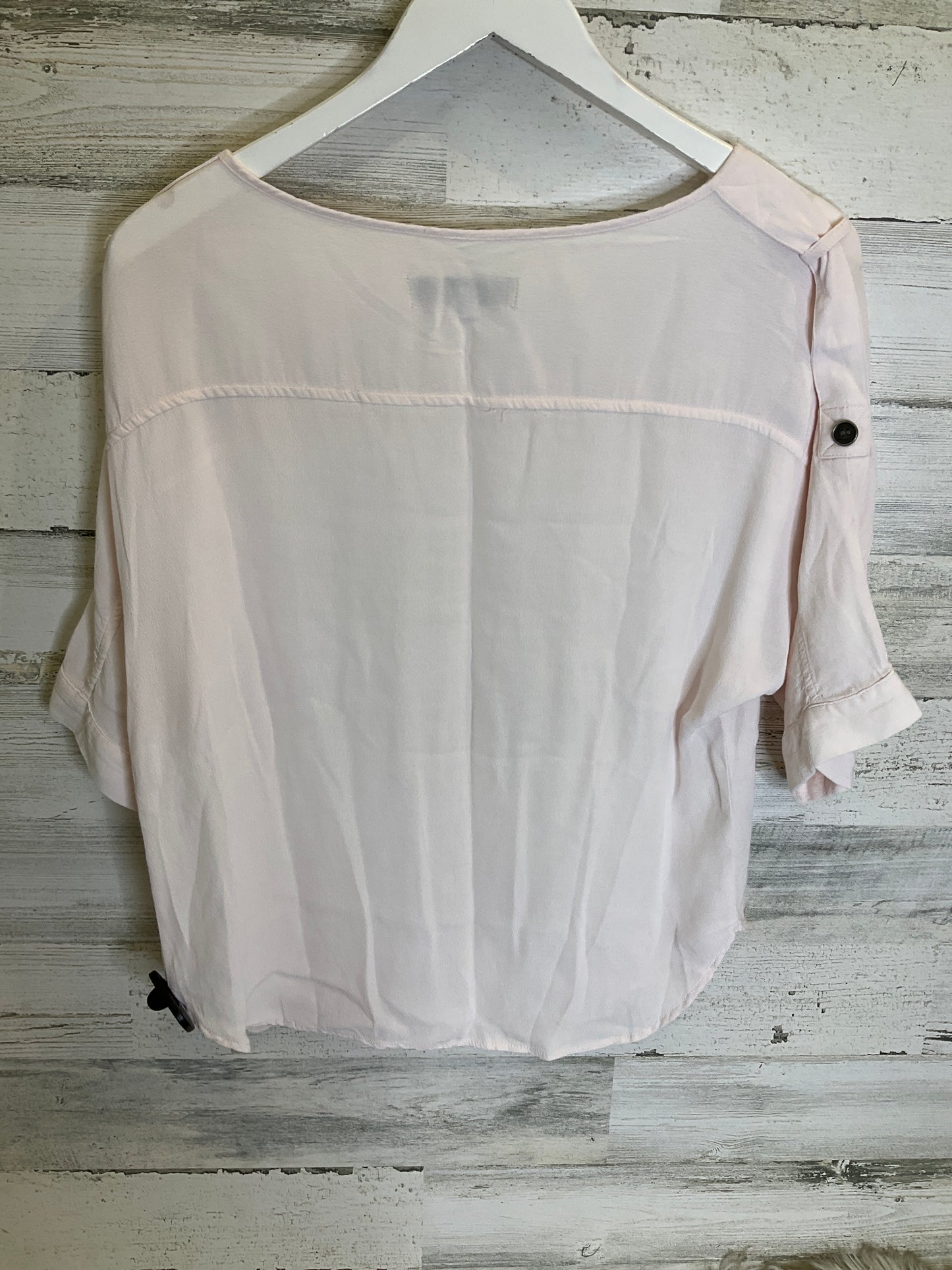 Top Short Sleeve By Loft In Pink, Size: S