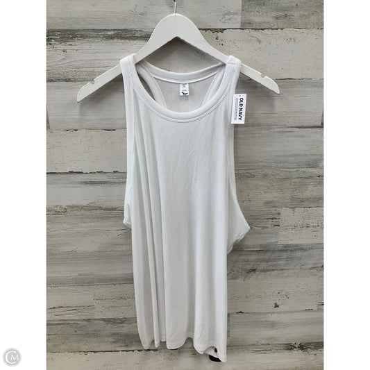 Top Sleeveless By Old Navy In White, Size: Xxl