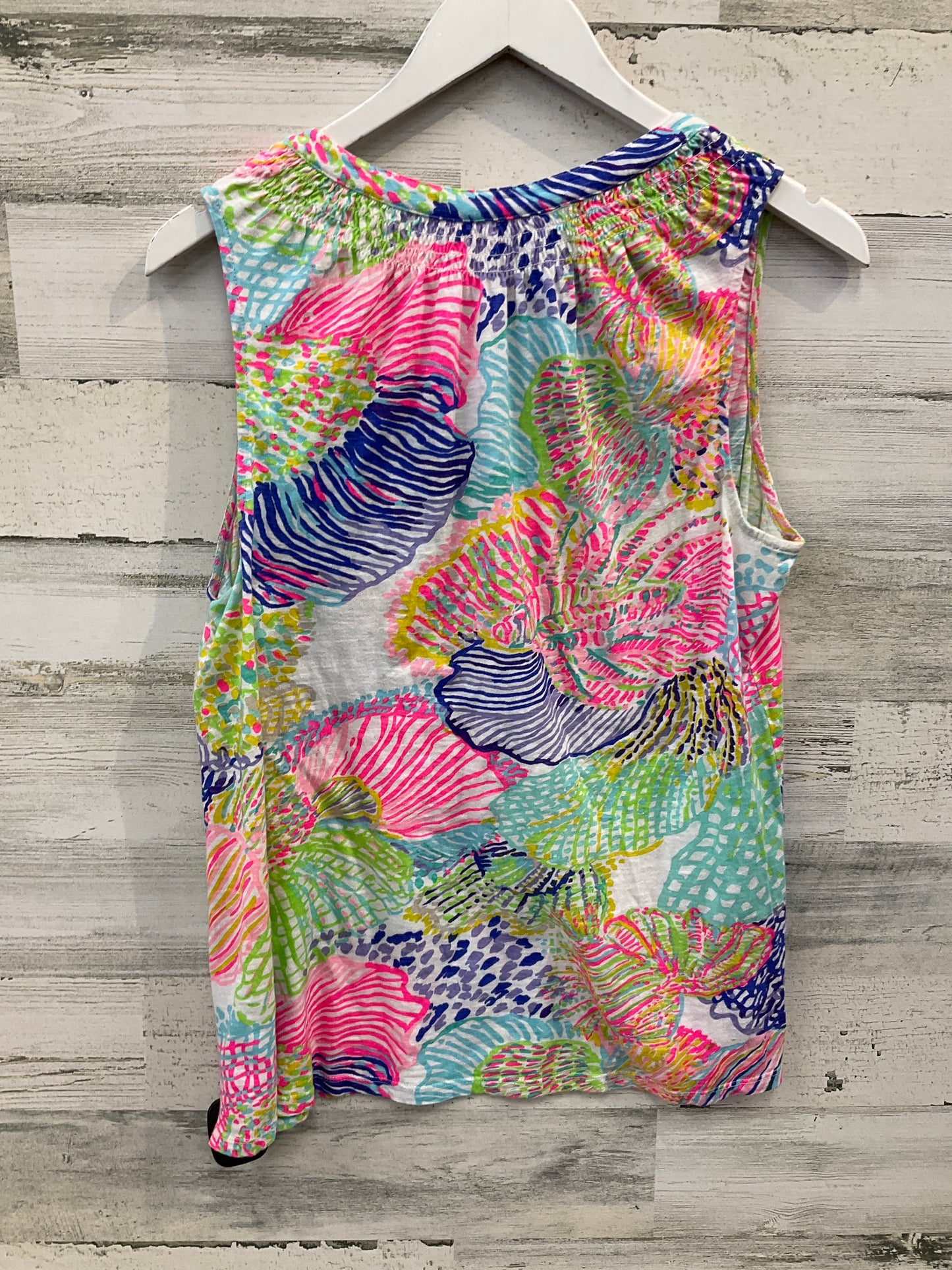 Top Sleeveless Designer By Lilly Pulitzer In Multi-colored, Size: L