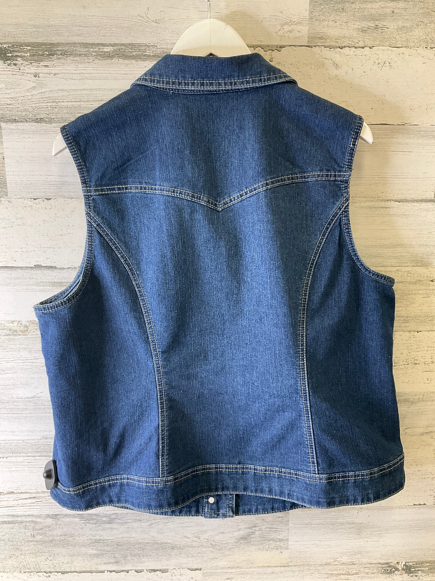 Vest Other By Cj Banks In Blue Denim, Size: 1x