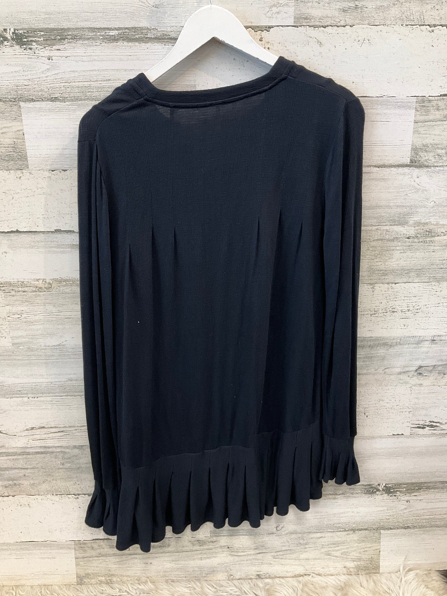 Tunic Long Sleeve By Free People In Black, Size: Xs