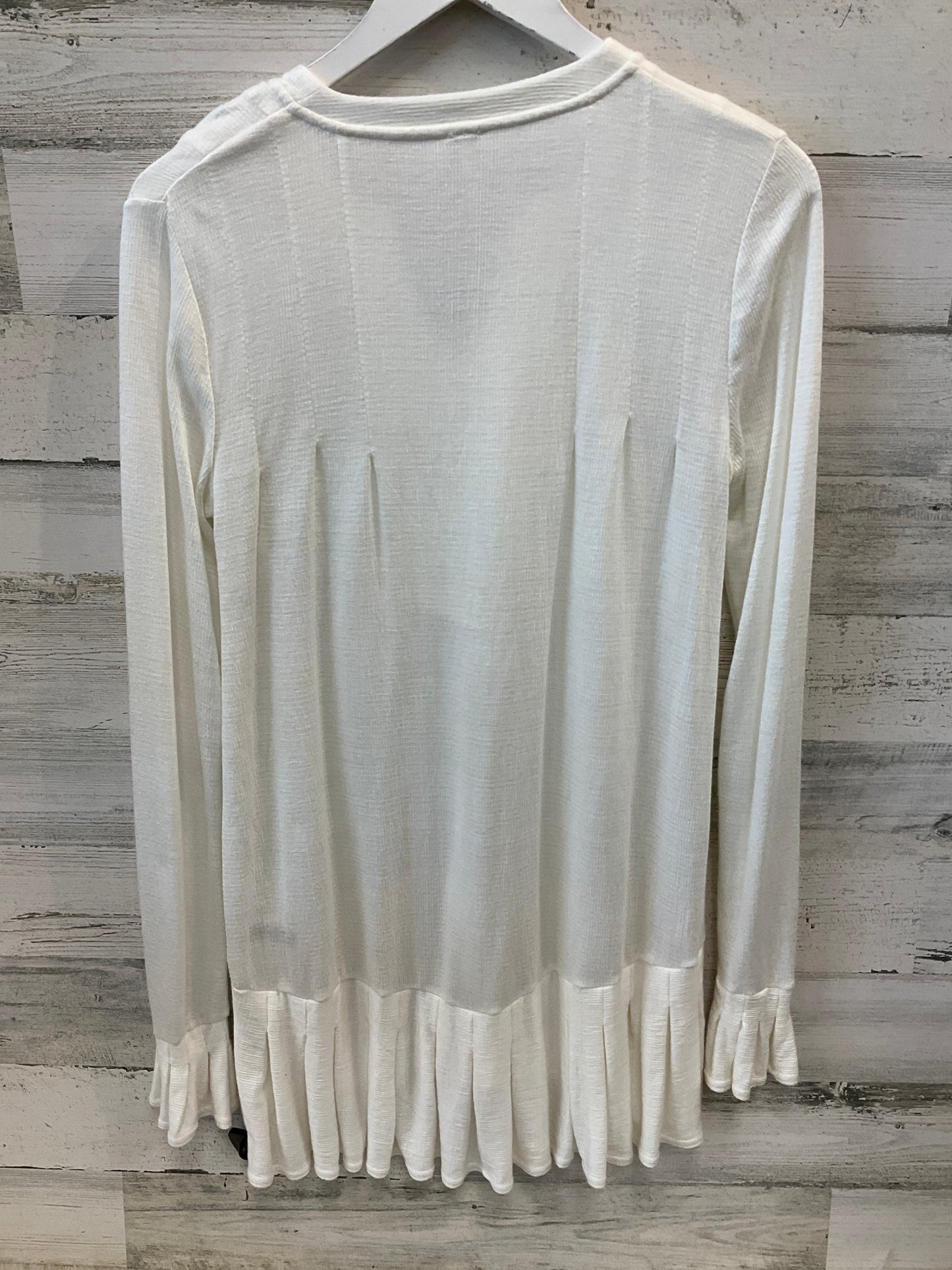 Tunic Long Sleeve By Free People In Cream, Size: Xs