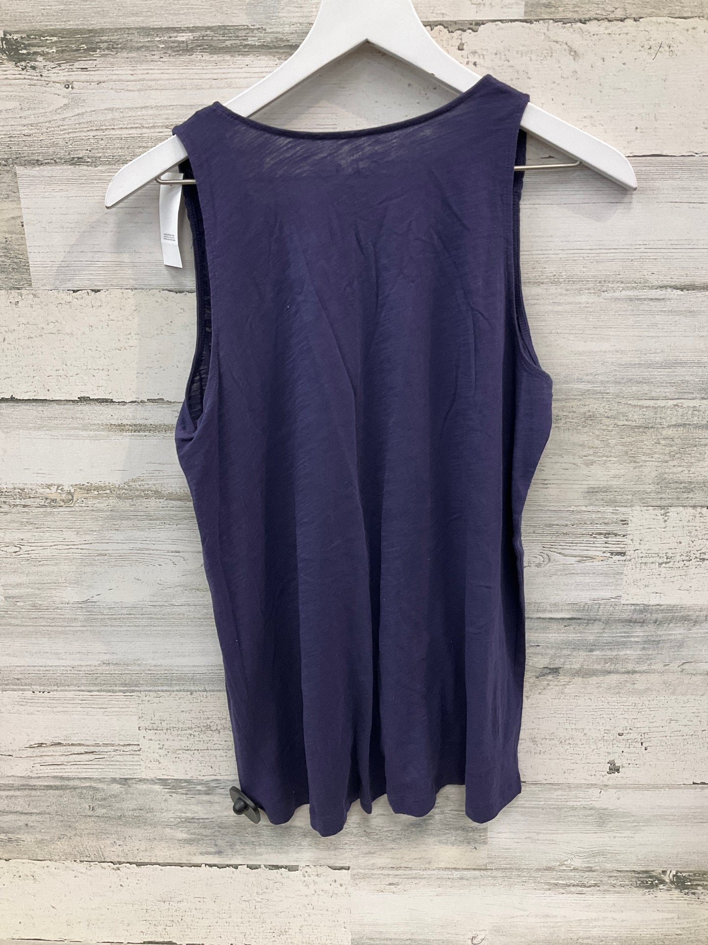 Top Sleeveless By Ann Taylor In Purple, Size: M