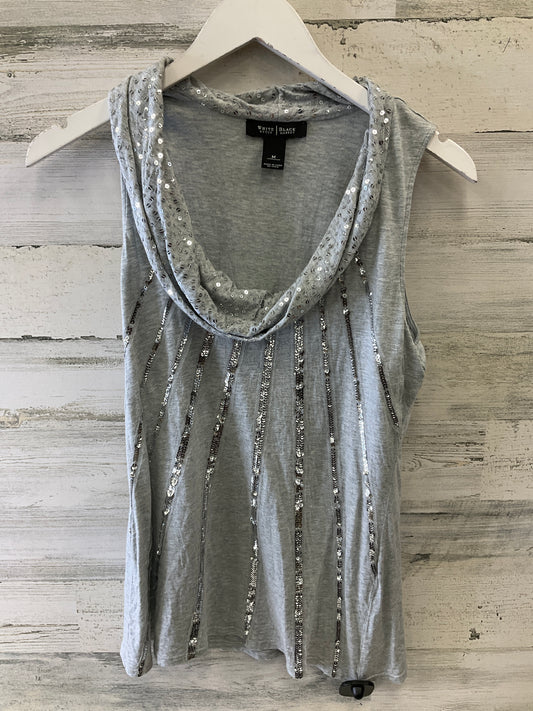 Top Sleeveless By White House Black Market In Grey, Size: M