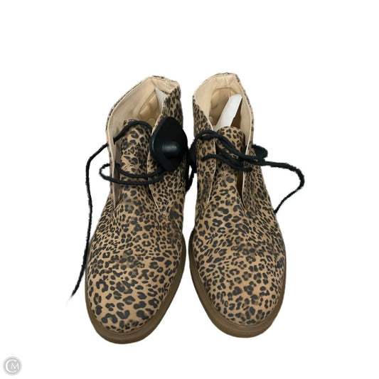 Boots Ankle Flats By Hush Puppies In Animal Print, Size: 7