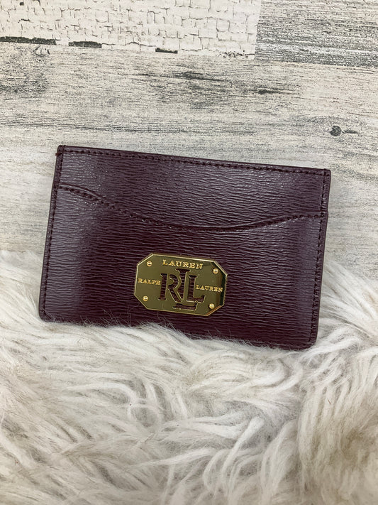 Id/card Holder By Lauren By Ralph Lauren, Size: Small