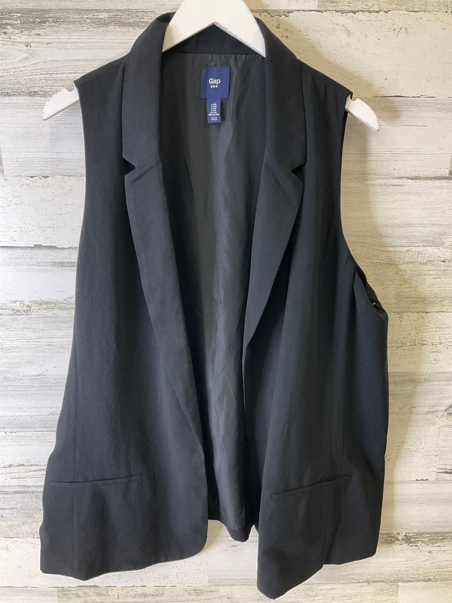 Vest Other By Gap In Black, Size: Xxl