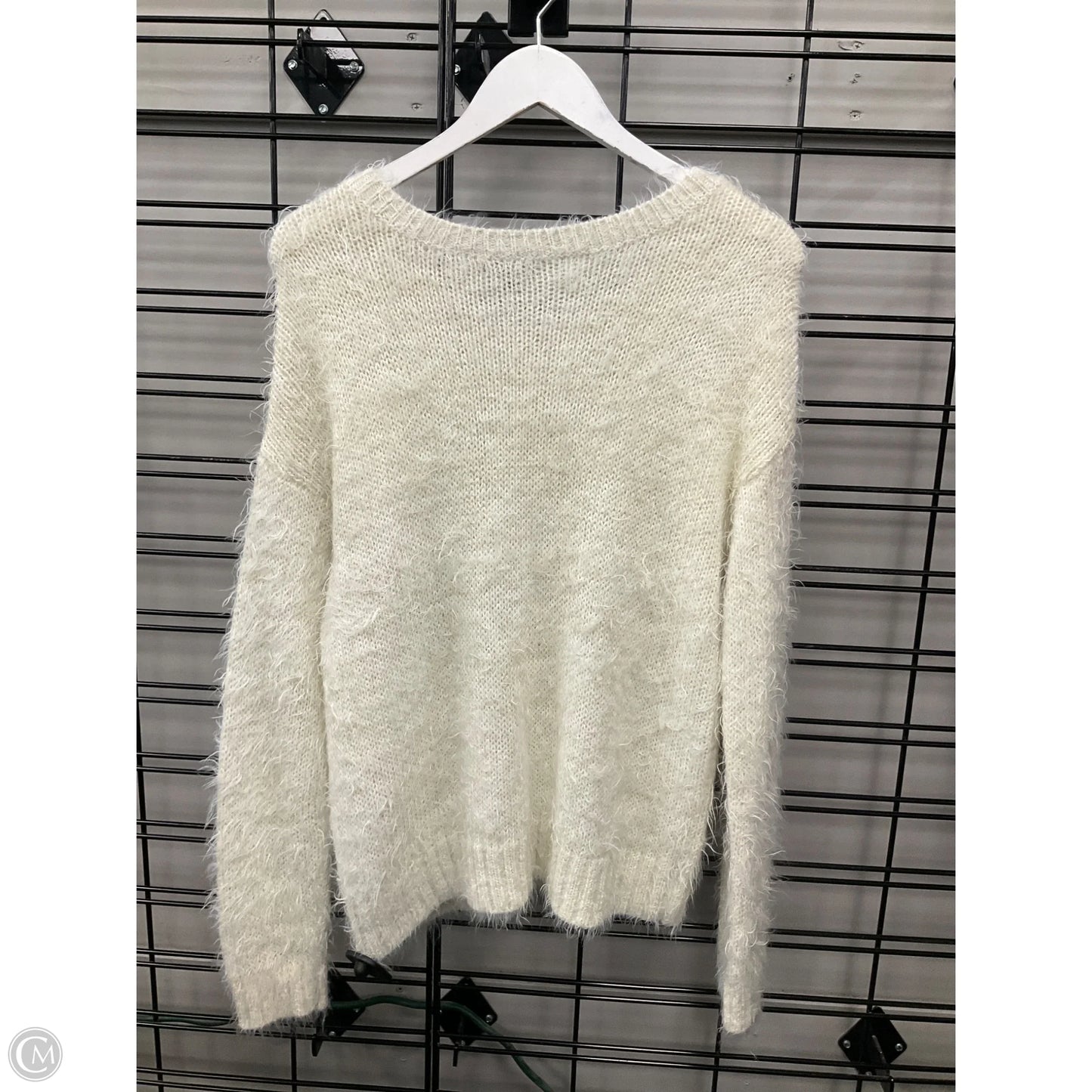Sweater By Apt 9 In Cream, Size: L