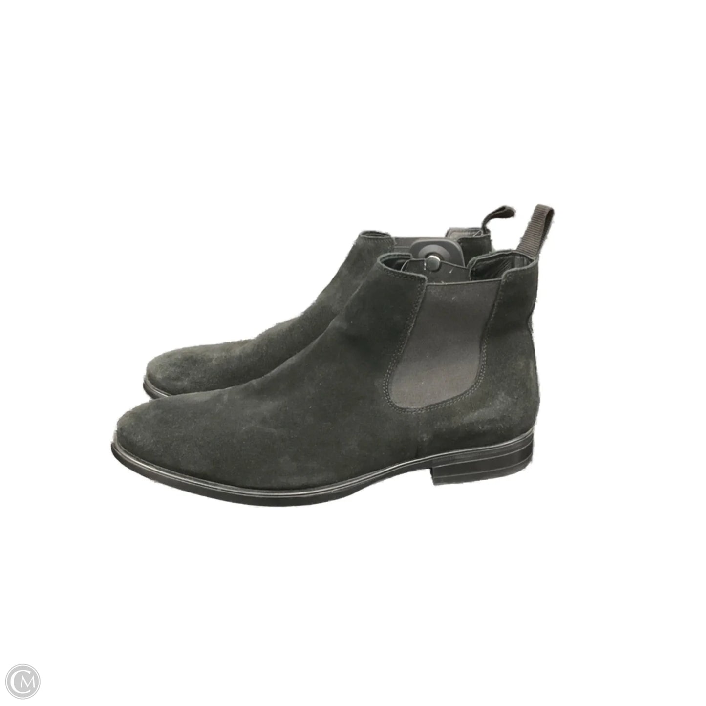 Boots Ankle Flats By H&m In Black, Size: 12