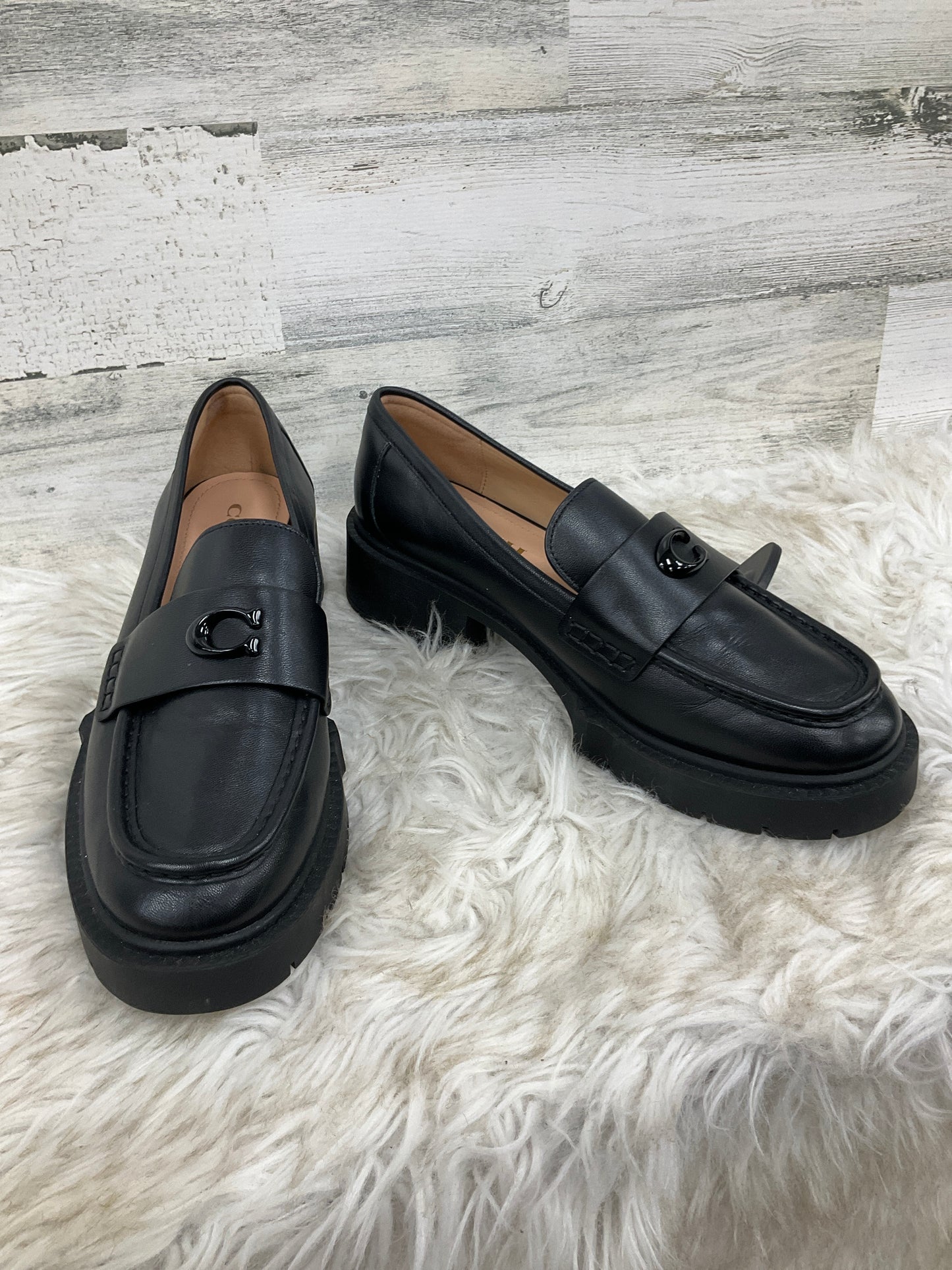 Shoes Designer By Coach In Black, Size: 8.5