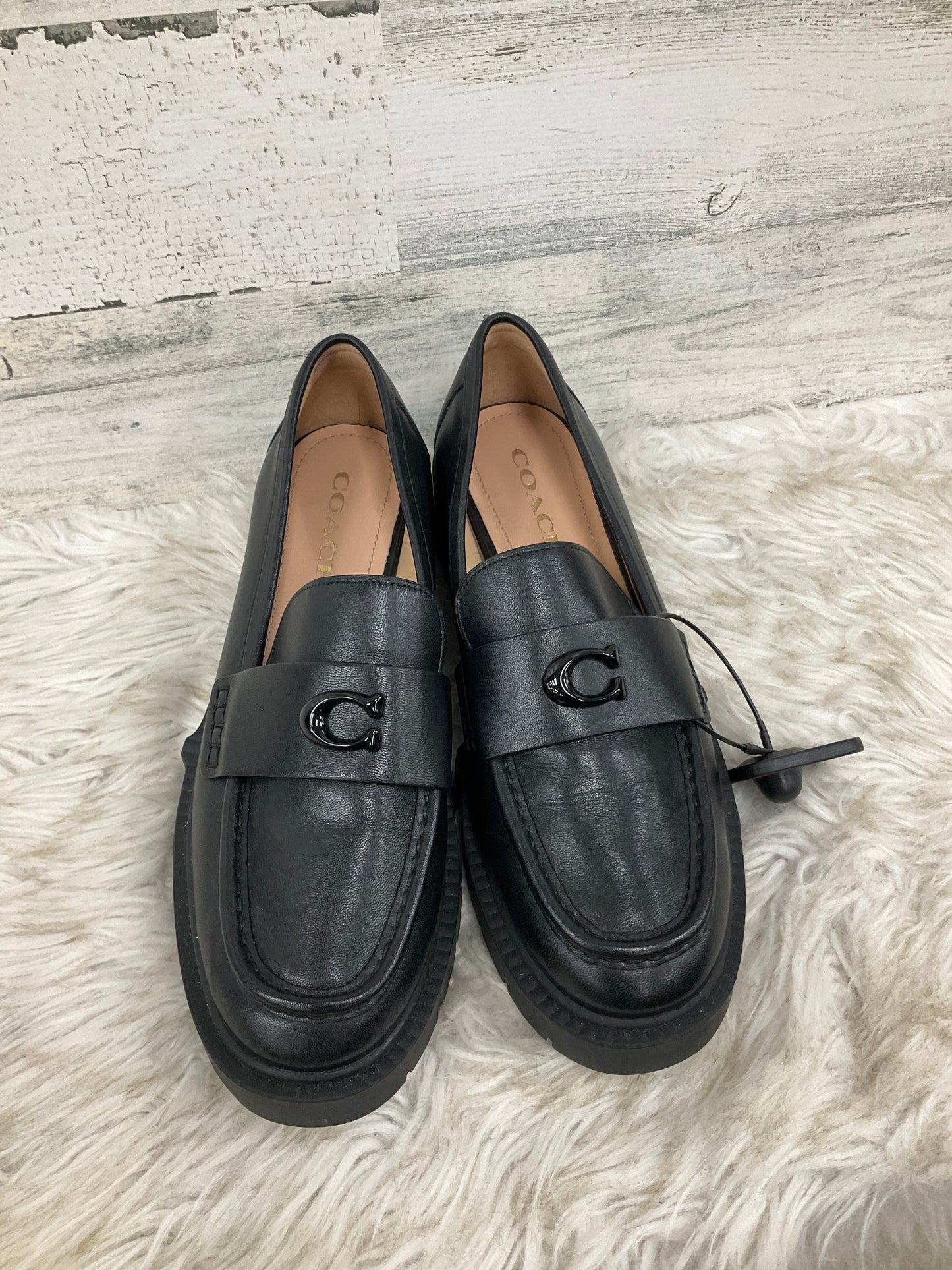 Shoes Designer By Coach In Black, Size: 8.5