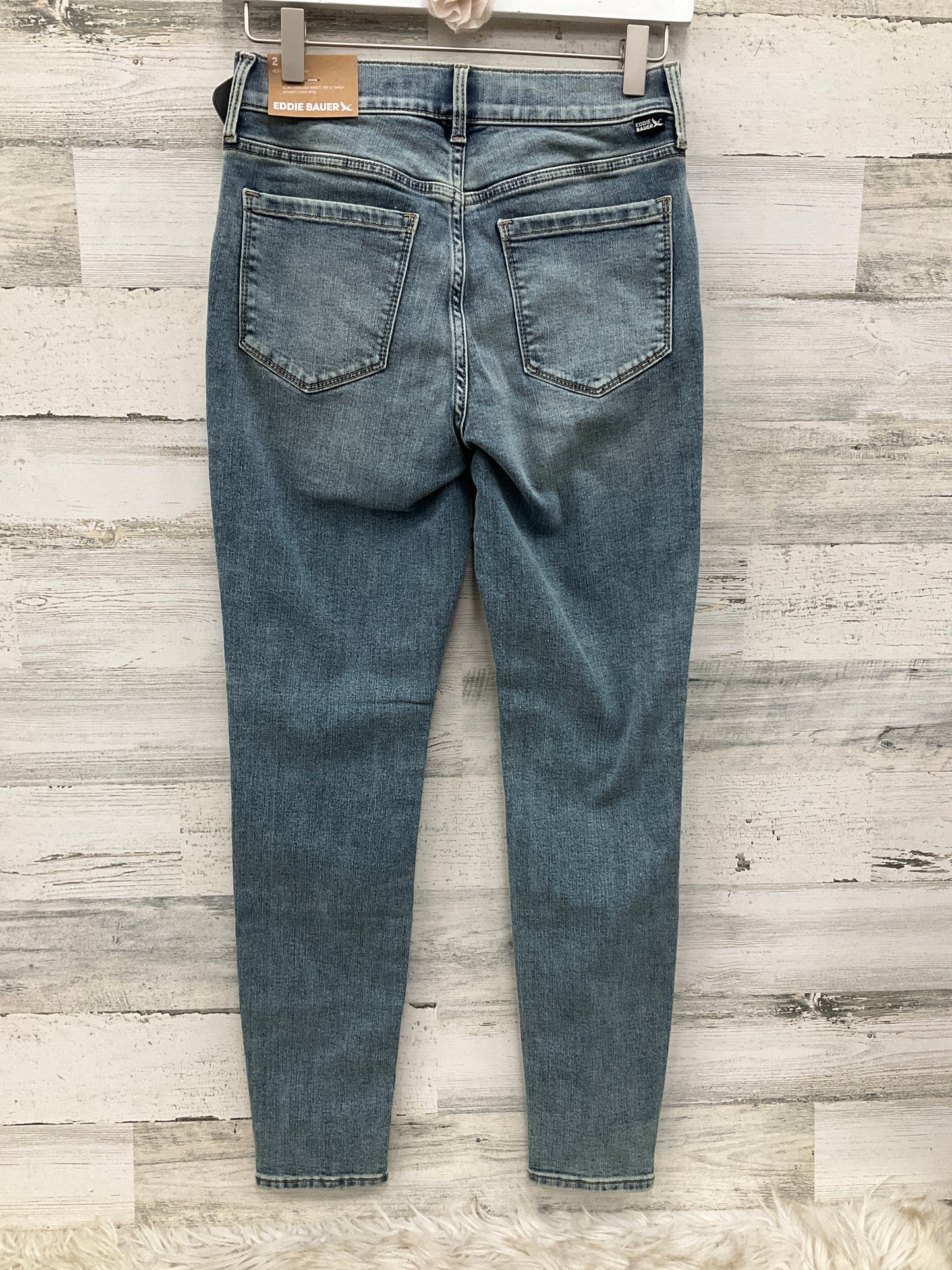 Jeans Skinny By Eddie Bauer In Blue Denim, Size: 2