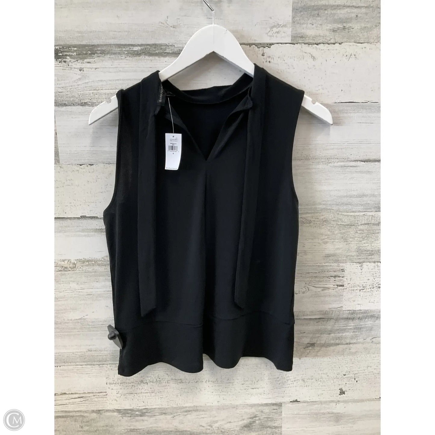 Blouse Sleeveless By Banana Republic In Black, Size: S