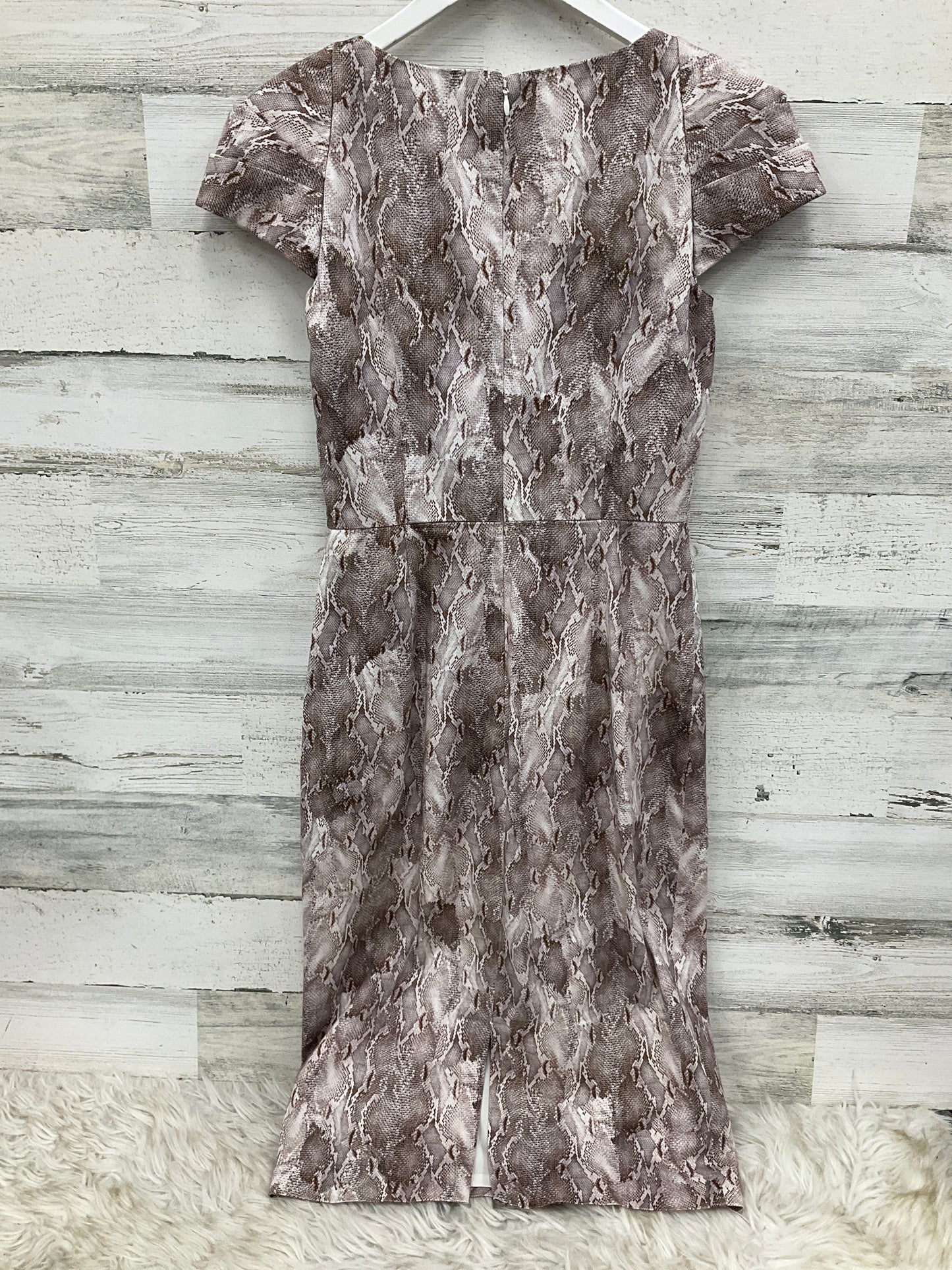 Dress Casual Midi By Antonio Melani In Snakeskin Print, Size: Xs