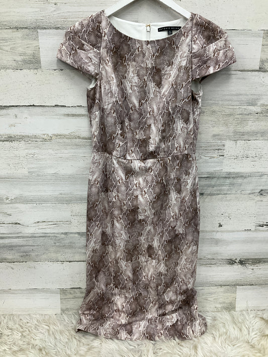 Dress Casual Midi By Antonio Melani In Snakeskin Print, Size: Xs