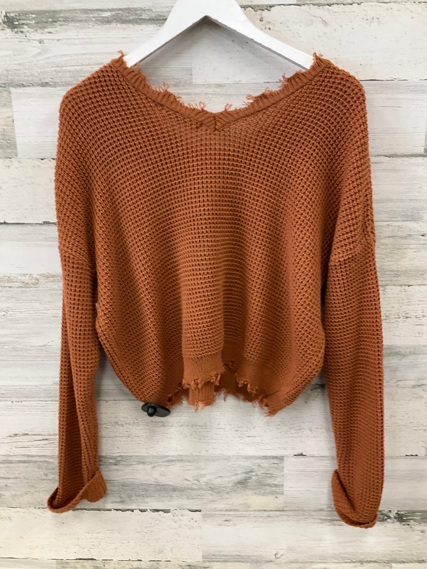 Sweater By Clothes Mentor In Brown, Size: M