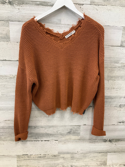 Sweater By Clothes Mentor In Brown, Size: M