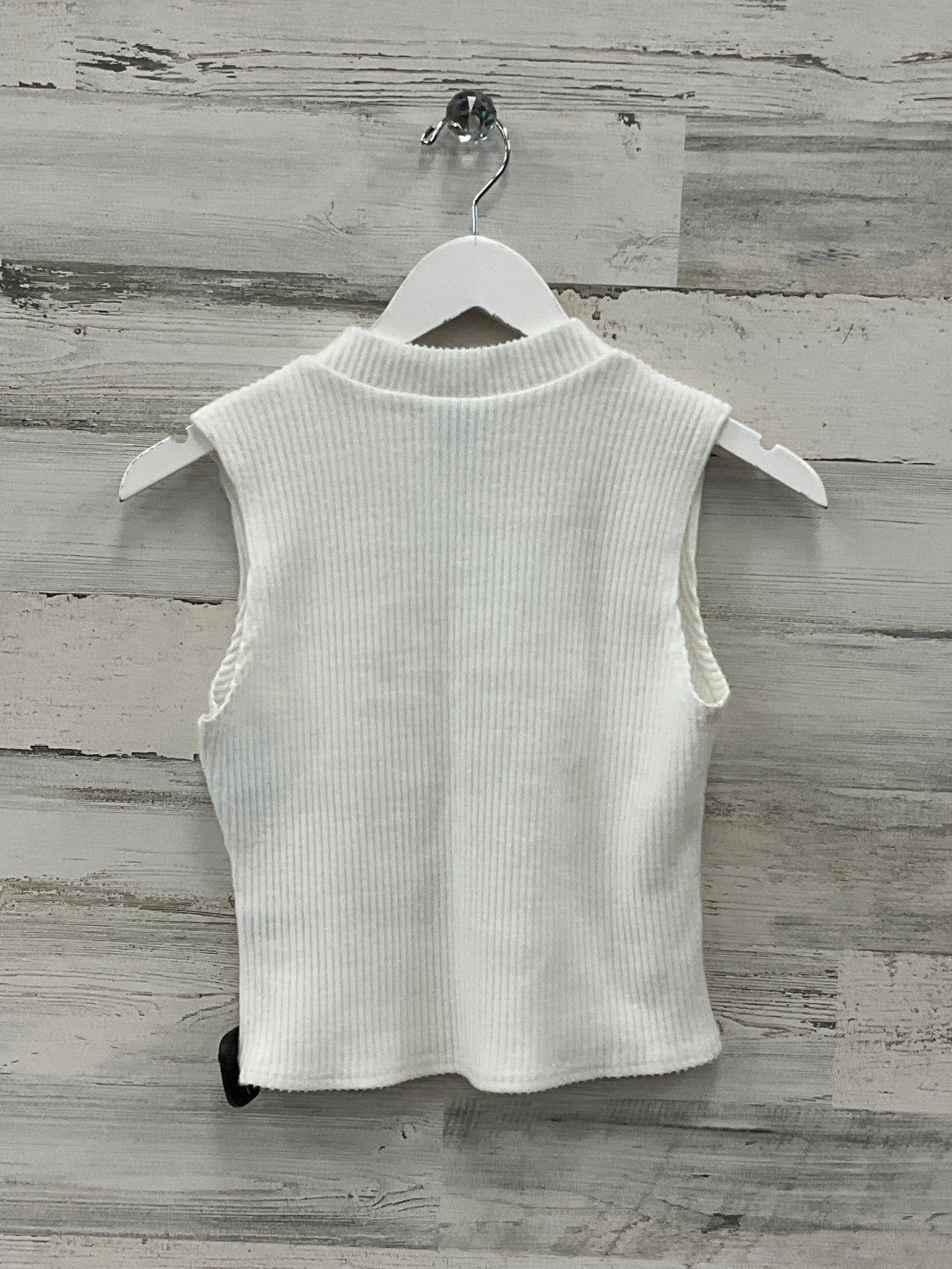 Top Sleeveless By Blue Rain In White, Size: S