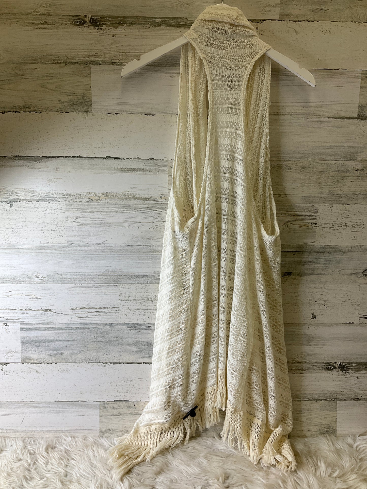 Vest Other By Mono B In Cream, Size: S