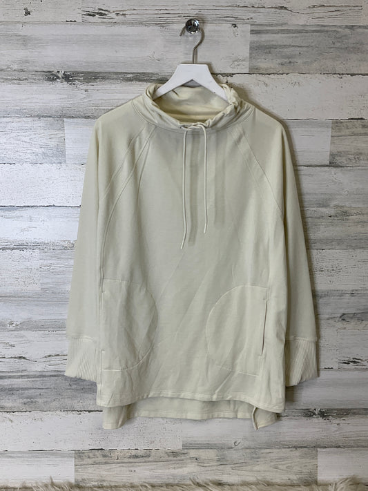 Top Long Sleeve By Mta Pro In Cream, Size: L