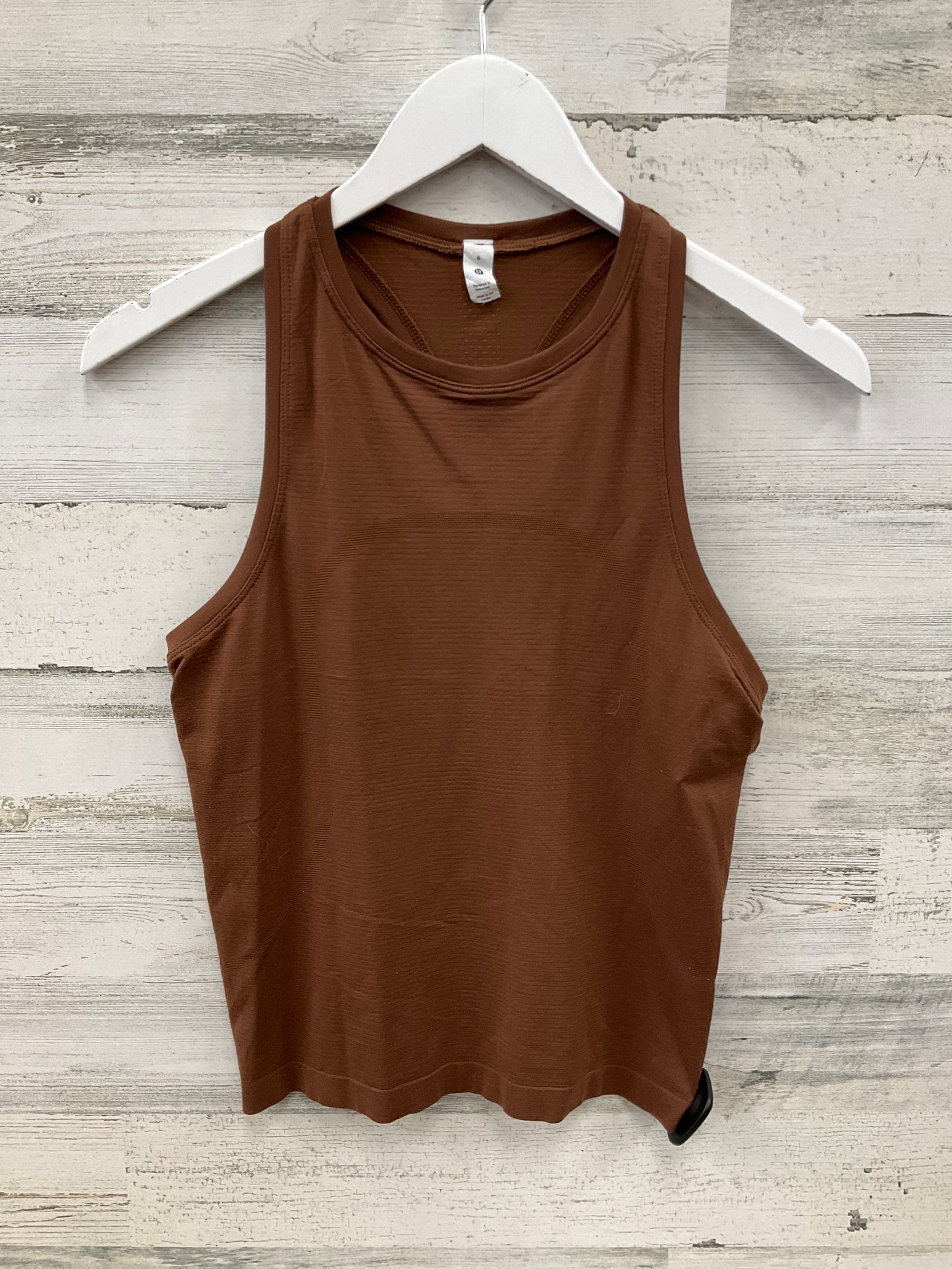 Athletic Tank Top By Lululemon In Brown, Size: 6