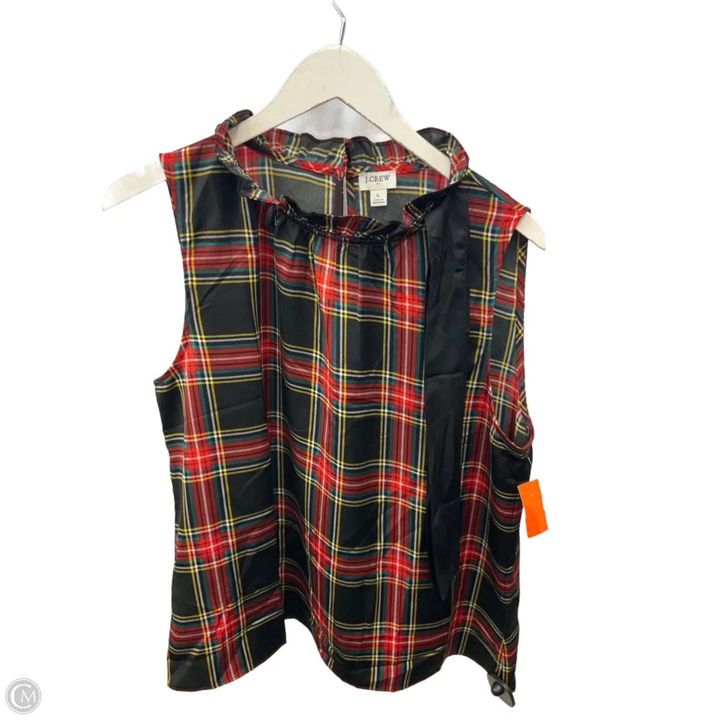 Blouse Sleeveless By J. Crew In Red, Size: L