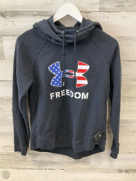 Sweatshirt Hoodie By Under Armour In Black, Size: Xs