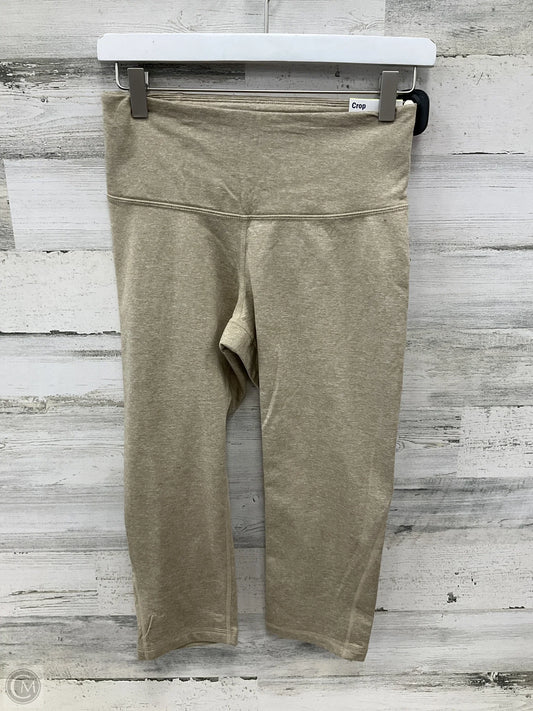 Athletic Leggings Capris By Old Navy In Beige, Size: M