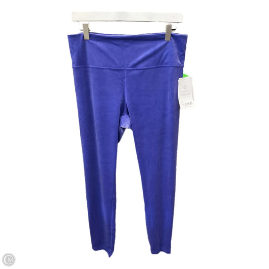 Athletic Leggings By Athleta In Purple, Size: L