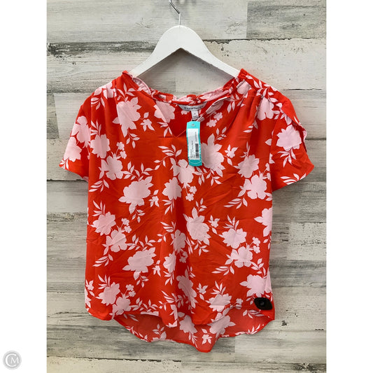 Top Short Sleeve By 41 Hawthorn In Orange, Size: L
