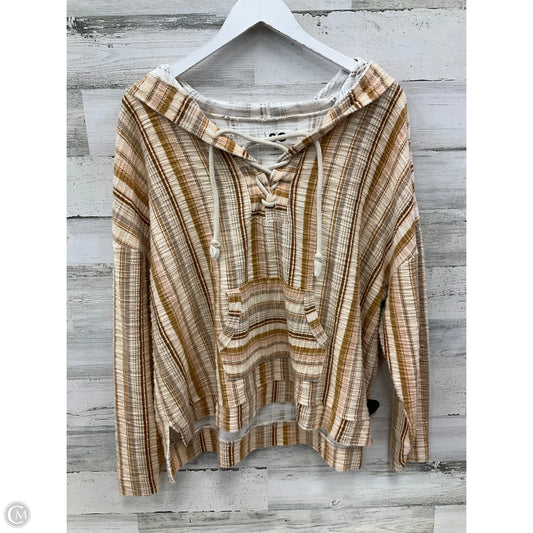 Sweatshirt Hoodie By So In Brown, Size: Xl