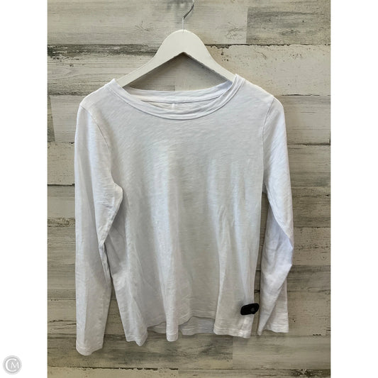 Top Long Sleeve By J. Crew In White, Size: S